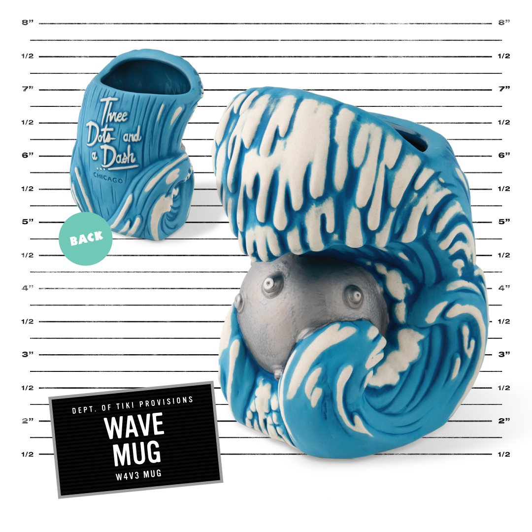 mugi　DeAMI 3点セット Wave Mug II – Three Dots and a Dash